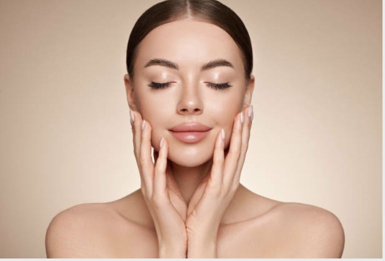 Activated Carbon Laser Peel Treatment Close-up