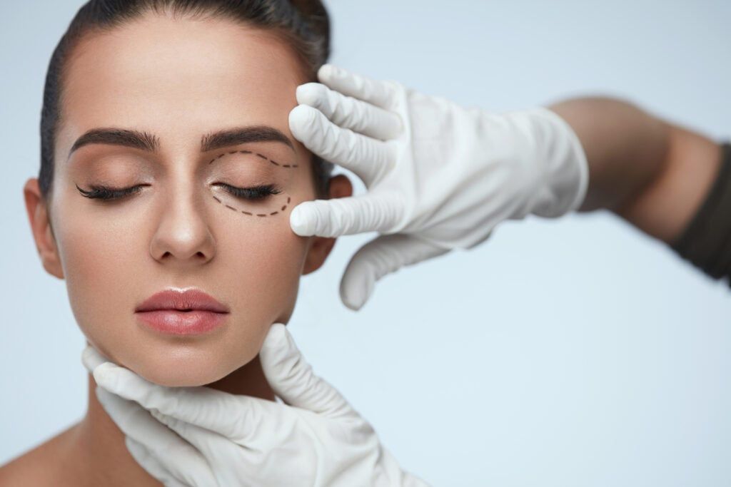 Center top wide image - Eyelid Augmentation results