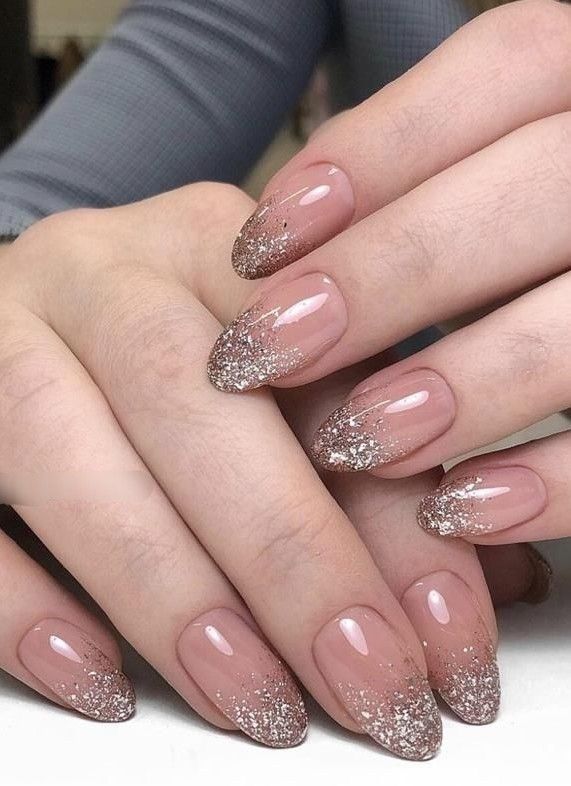 Elegant French Bridal Nail Design
