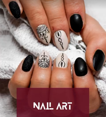 Gel Polish Application – Professional Nail Care and Massage at KM Orgatonics, Gorakhpur